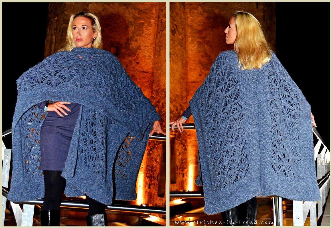 Strickanleitung für Poncho / Schulterwärmer | *Bulky Winter*