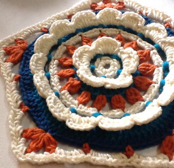   Fünfeckiges Granny „Wimpernschlag“