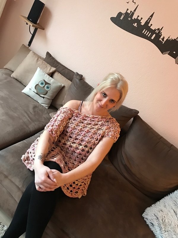 Häkelanleitung Netzshirt "Lilly" - unisize/oversize - Bild 6