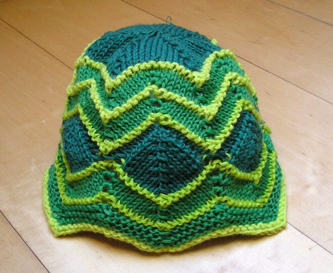 Strickanleitung Mütze "Dschungel"