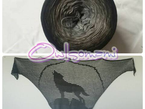 Motivtuch "Akelah", Häkelanleitung