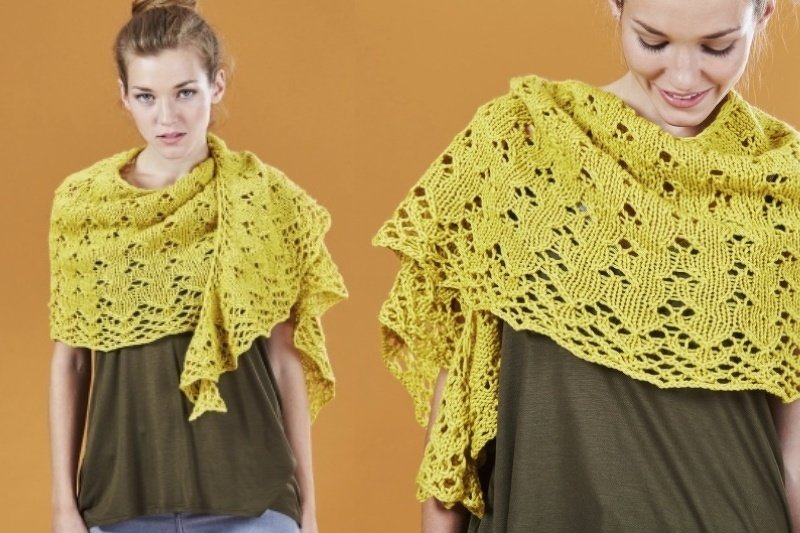 Stricktuch "Limette" - Bild 4