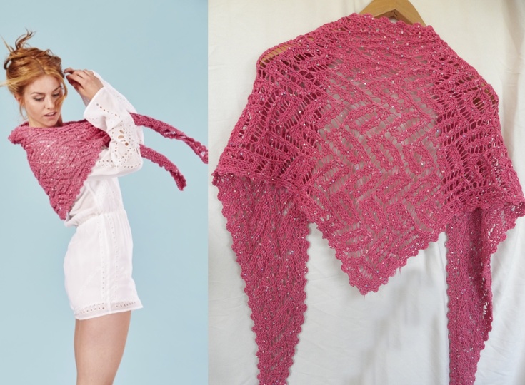 Stricktuch "Zuckerwatte"