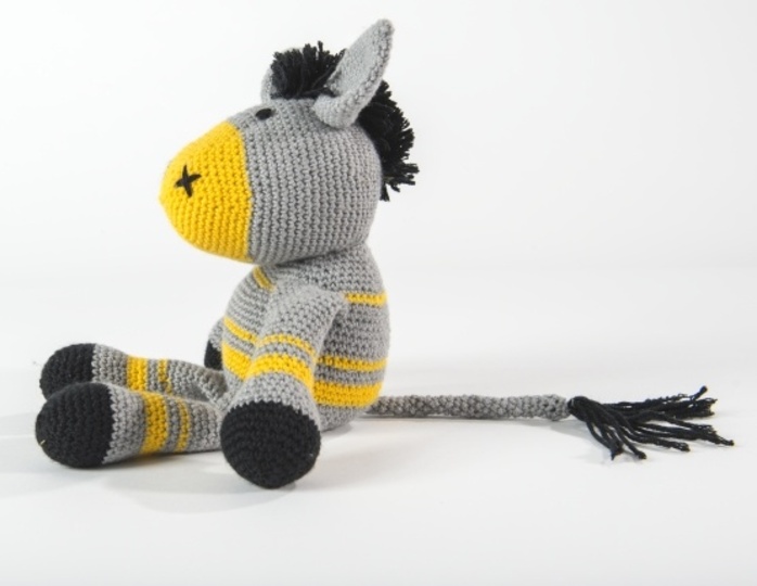 Häkelntier "Esel" aus hatnut-Wolle