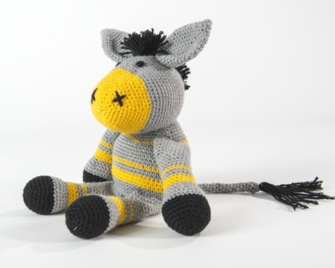 Häkelntier "Esel" aus hatnut-Wolle