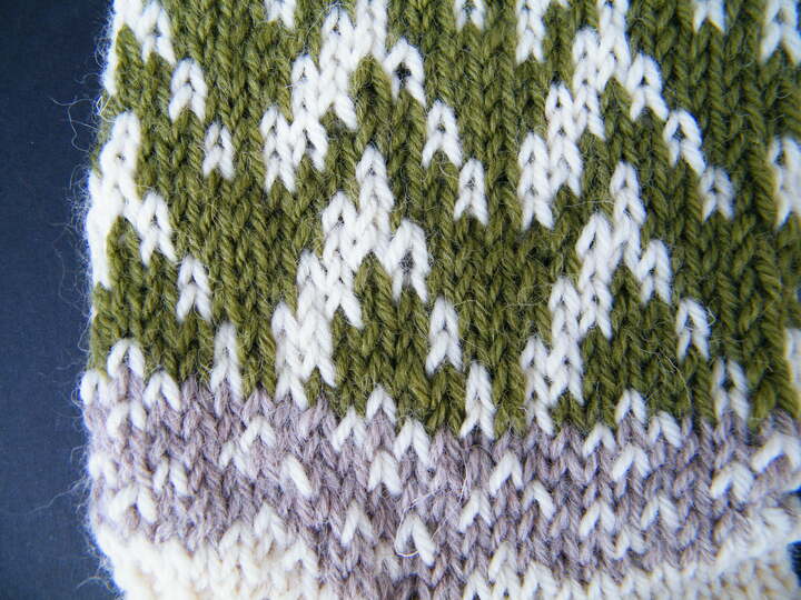 Anleitung für Socken mit Zackenmuster für Gr. 38/39