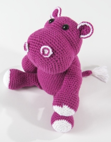 Häkeltier "Nilpferd" aus hatnut-Wolle