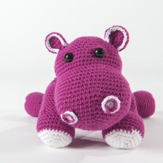 Häkeltier "Nilpferd" aus hatnut-Wolle