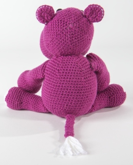 Häkeltier "Nilpferd" aus hatnut-Wolle