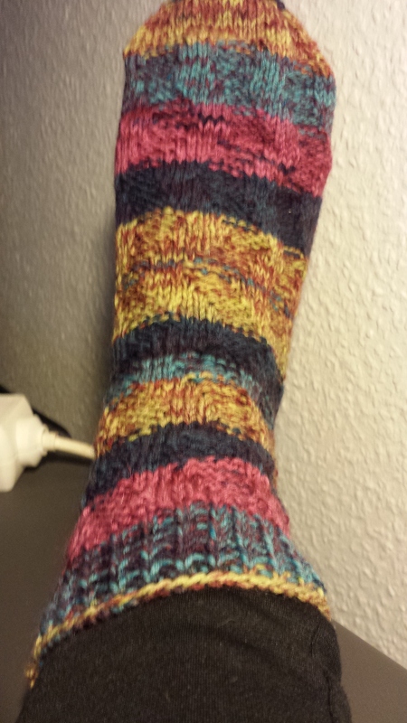 Socken Gr. 41 " Leichte Zacke"