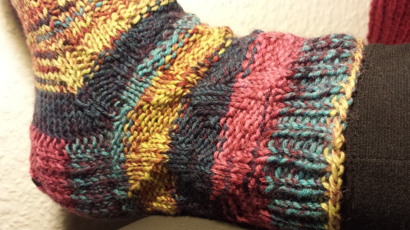 Socken Gr. 41 " Leichte Zacke" - Bild 4