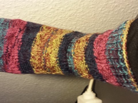 Socken Gr. 41 " Leichte Zacke"