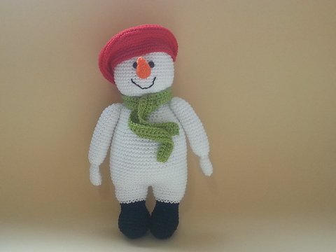 Shinji Schneemann - Häkelanleitung