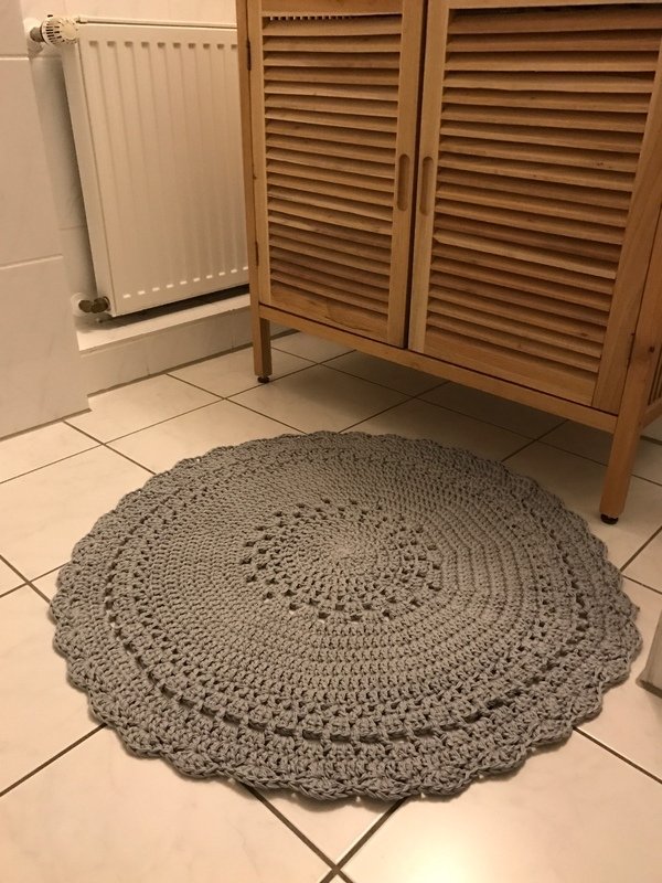 Häkelanleitung Teppich "Home" - perfekt für Wollreste