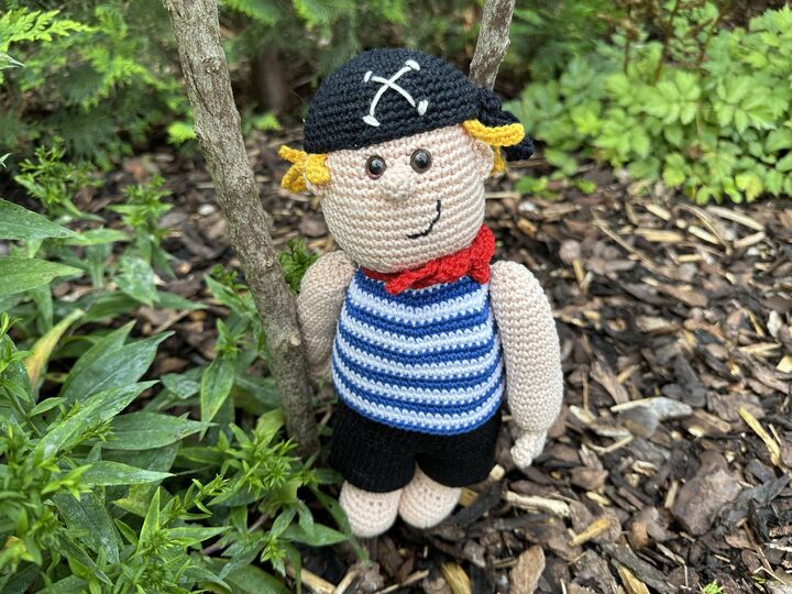 Häkelanleitung - Pietro Pirat