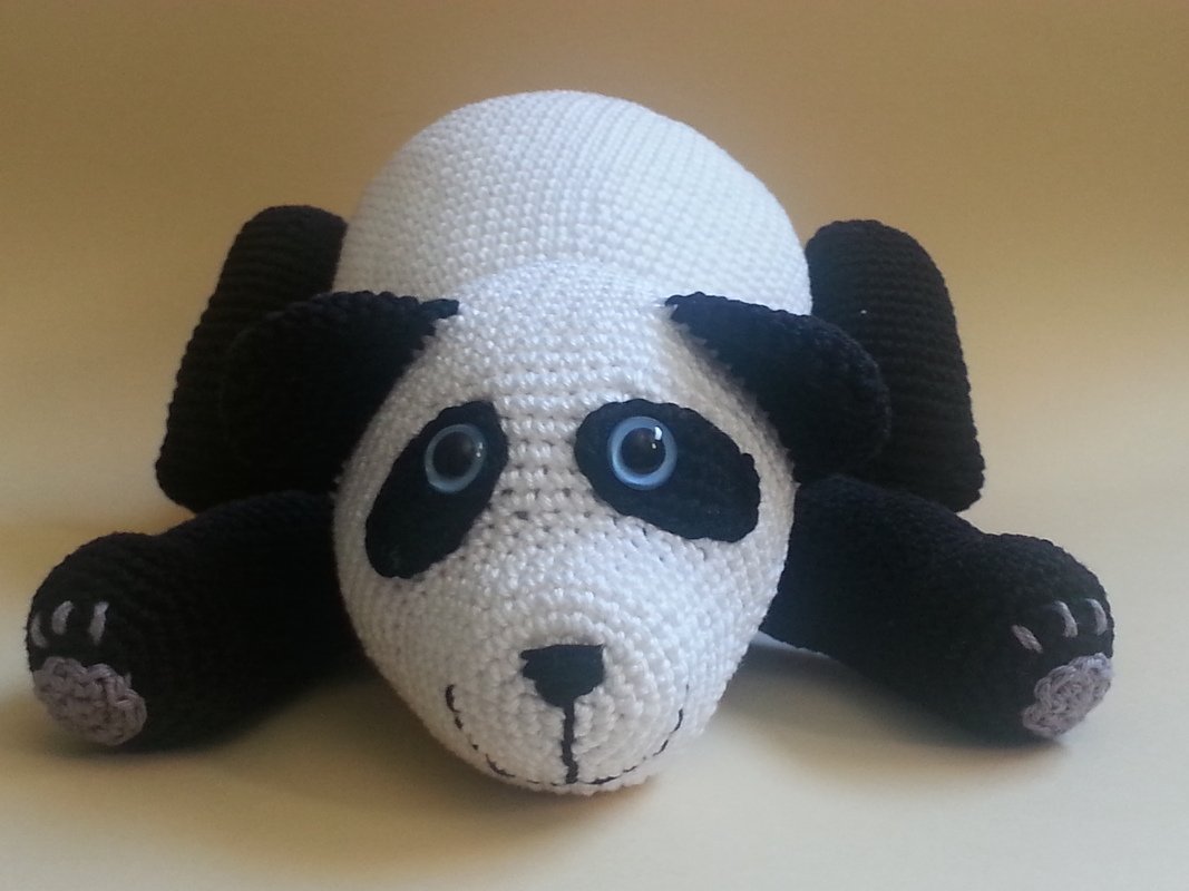 Häkelanleitung - Patrick Panda