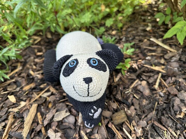 Häkelanleitung - Patrick Panda