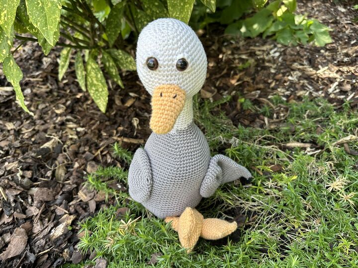 Häkelanleitung - Steffi Streifengans