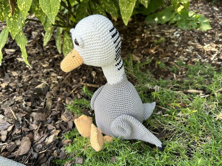 Häkelanleitung - Steffi Streifengans