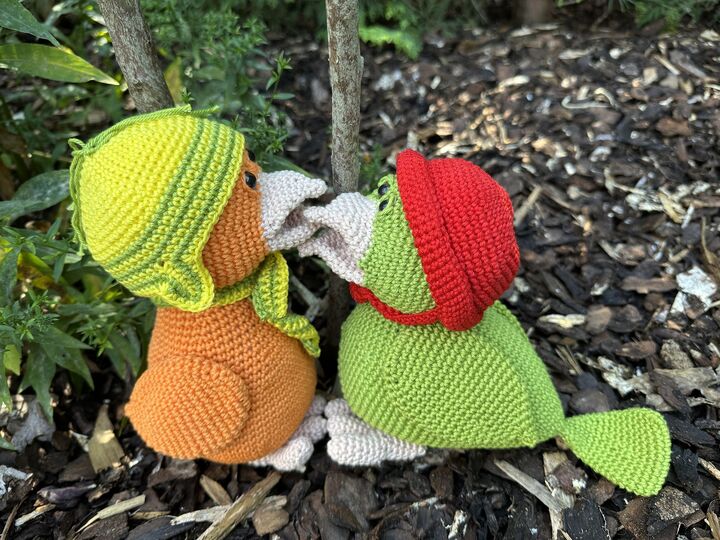 Häkelanleitung - Victor & Victoria Vogel