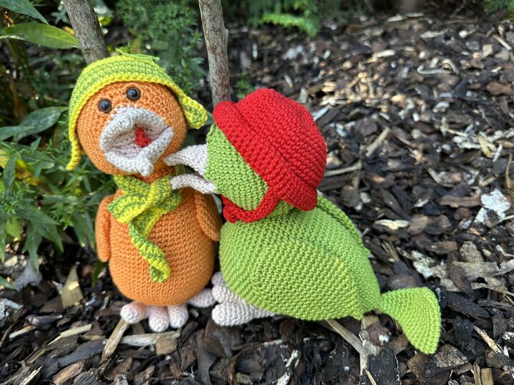 Häkelanleitung - Victor & Victoria Vogel