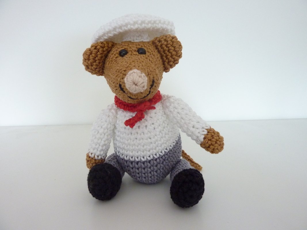 Koch-Maus Mini - Häkelanleitung