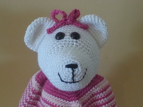 Häkelanleitung - Emily Eisbär