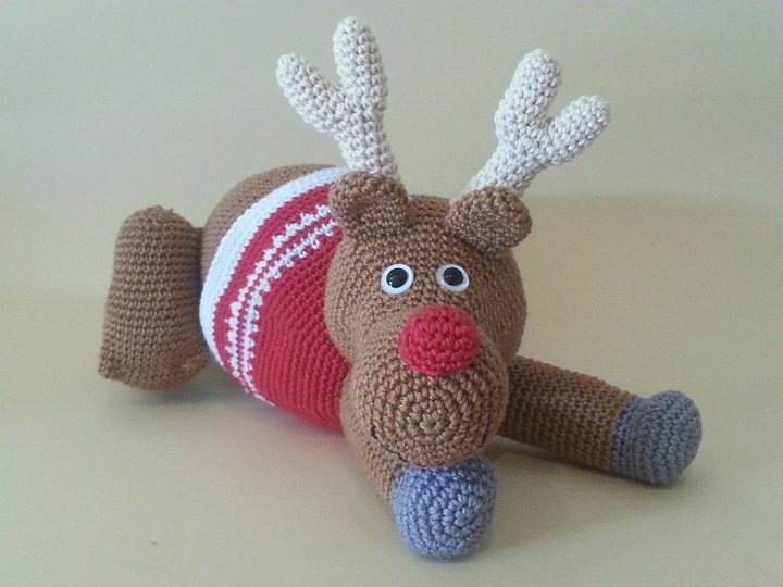 Häkelanleitung - Elias Elch