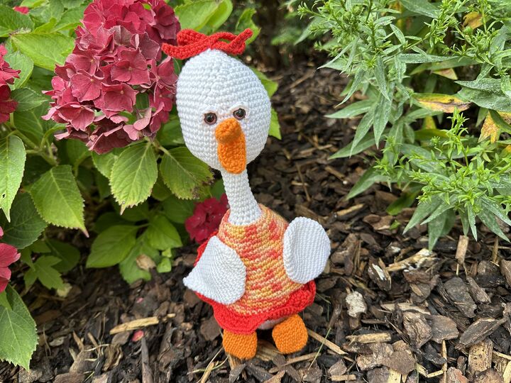 Häkelanleitung - Gina Gans