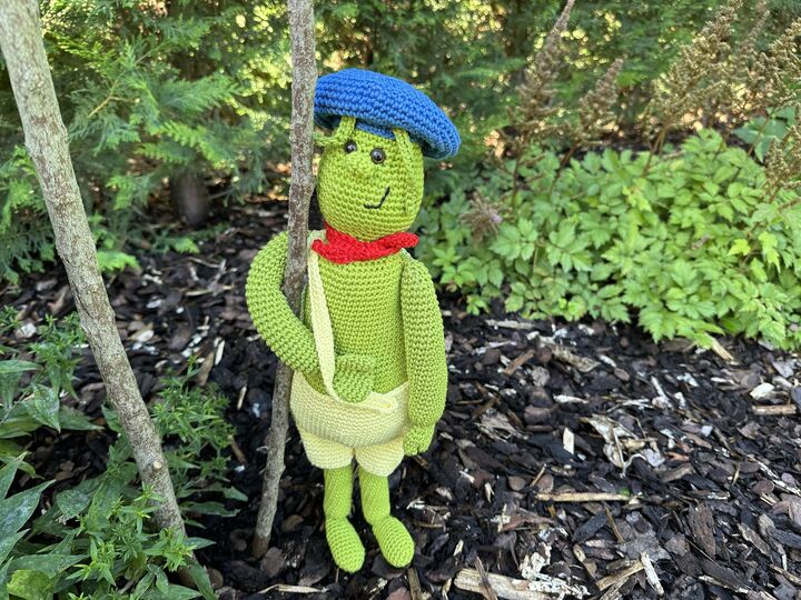 Häkelanleitung - Greg Grashüpfer