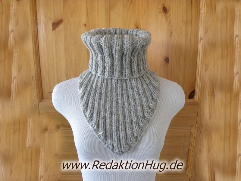 Keilkragen Stricken - Bild 3