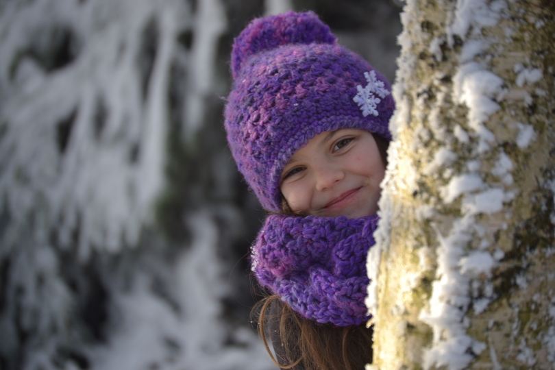 - JOYCE - Bommelmütze und Loop Set, alle Größen, Wintermütze und Wickelschal mit Knöpfen