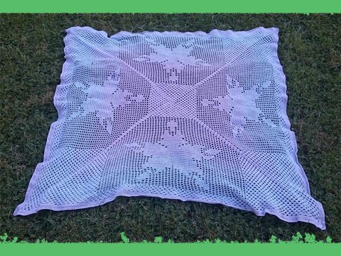 Hestia - Babydecke, Kinderdecke gehäkelt