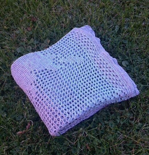 Hestia - Babydecke, Kinderdecke gehäkelt