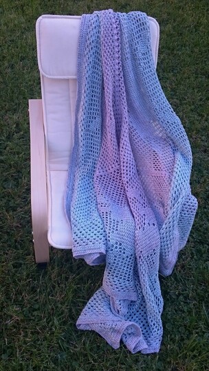 Hestia - Babydecke, Kinderdecke gehäkelt