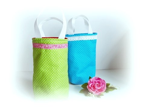 Nähanleitung Tasche, Höhe ca. 23 cm, kostenlos