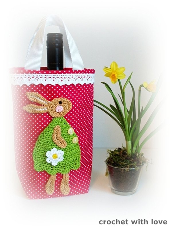 Nähanleitung Tasche, Höhe ca. 23 cm, kostenlos