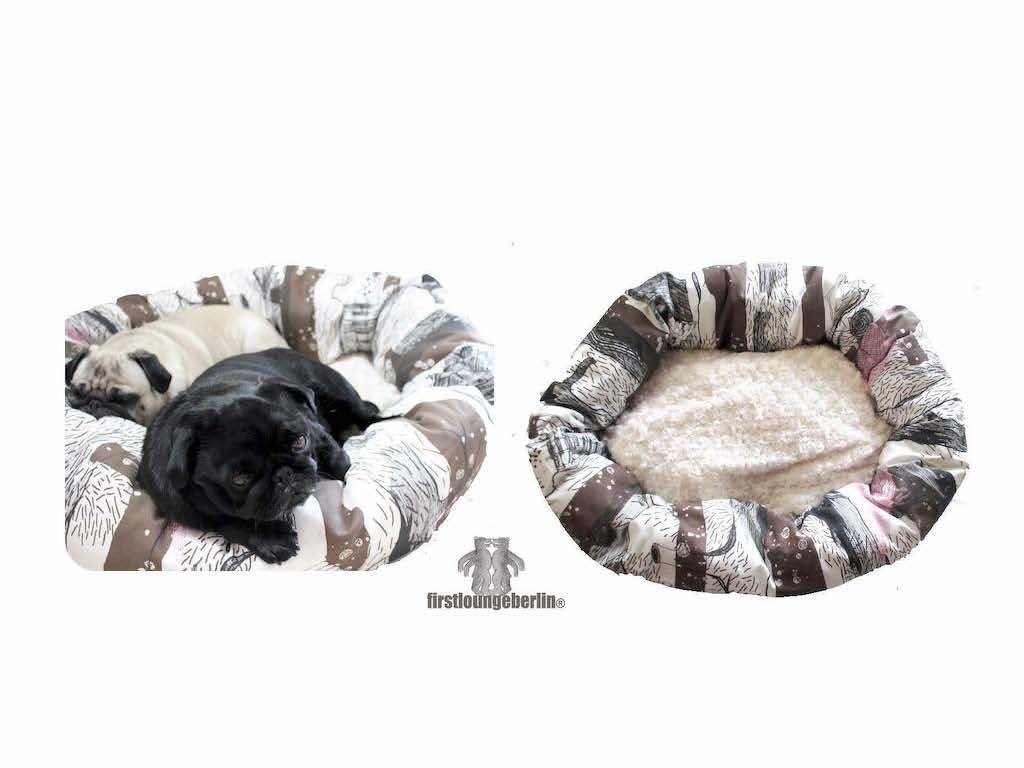 Daisy Bettchen für Hund & Katze in 6 Größen XXS-XL Nähanleitung mit Schnittmuster auch für Nähanfänger DIY von firstloungeberlin - Bild 2