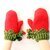 Warme Kinderhandschuhe "Erdbeere", Gr. 50-116