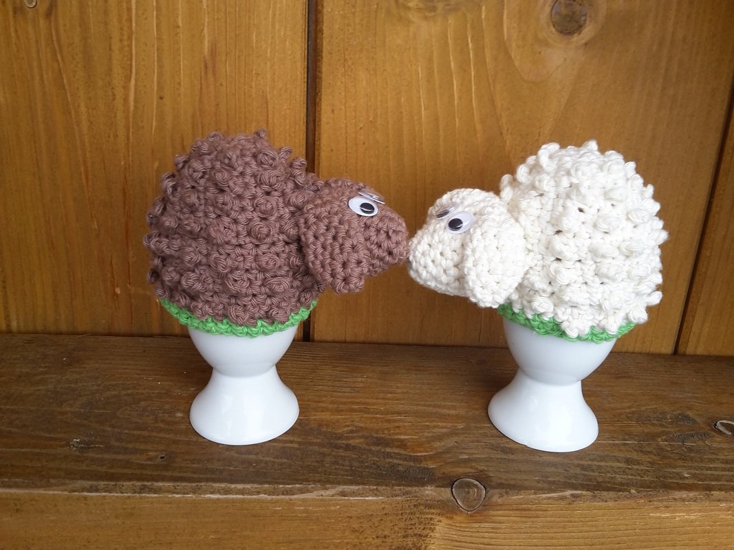 Schäfchen Eierwärmer (Häkelanleitung) - Bild 2