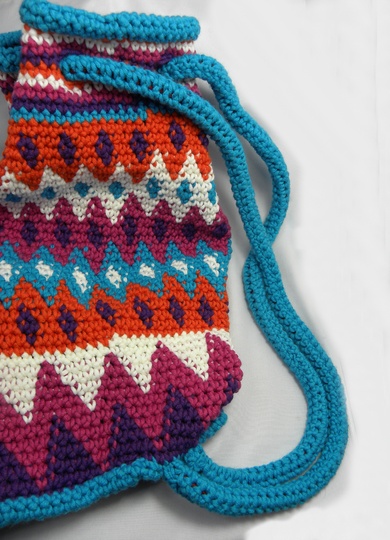 Beuteltasche häkeln mit hatnut-Wolle