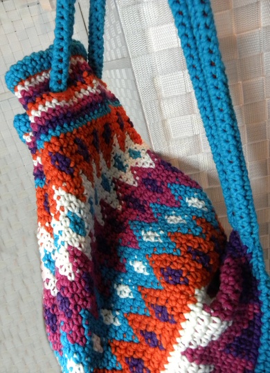 Beuteltasche häkeln mit hatnut-Wolle