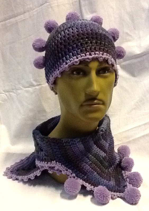 Mütze und Schluckaufloop Das Bommelset „Kinderleicht“ - Bild 2