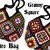 E-Book * RetrO Bag GrannY SquarE * H&auml;kelanleitung, pdf-Datei, upcicled H&auml;keltasche, Hippietasche,