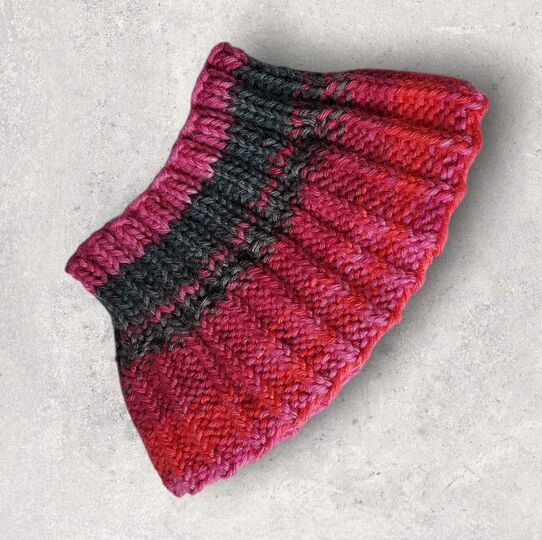Strickanleitung Kragenschal, Schalkragen, 2 Größen, 6 - 36 Monate  #126