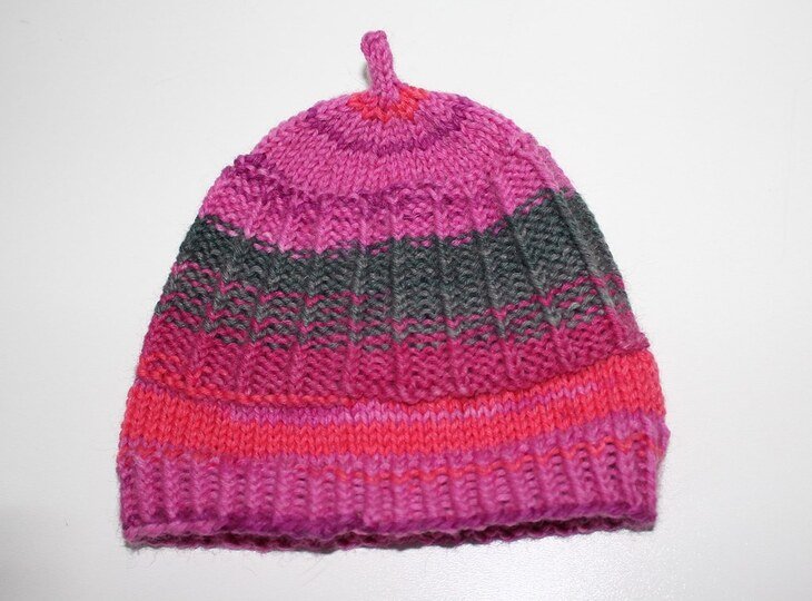 Strickanleitung Schalkragen + Mütze, 2 Größen, 6 - 36 Monate