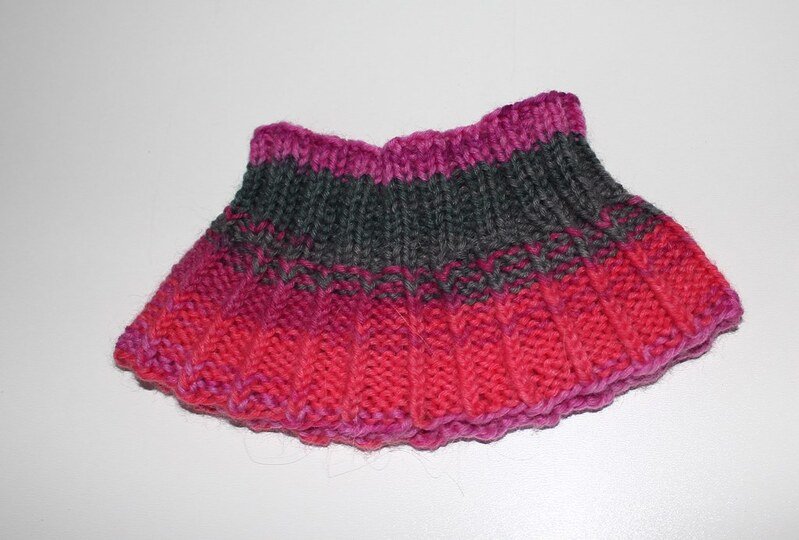 Strickanleitung Schalkragen + Mütze, 2 Größen, 6 - 36 Monate