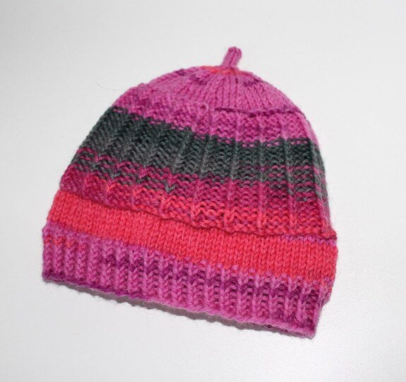 Strickanleitung Schalkragen + Mütze, 2 Größen, 6 - 36 Monate