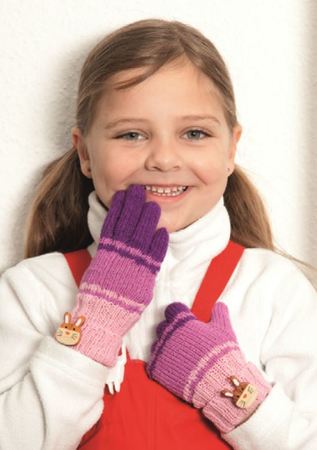 Handschuhe "Hoppel-Häschen" stricken