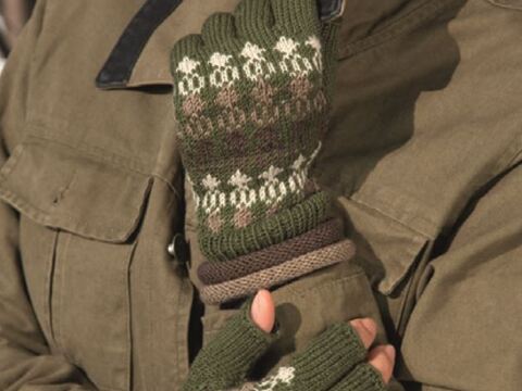 Handschuhe "Grüner Daumen" stricken